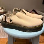 Dr. Martens Beige Buckle Mules Photo 2