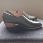 Madewell  The Lucie Shoe True Black Leather DOrsay Cutout Flat Bootie Loafer 9 Photo 5