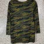 Agnes & Dora  Women's Green Camo Long Sleeve High Low Top - Size Small - Casual Photo 5