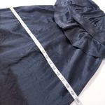 AMSALE Satin Peplum Strapless Long Gown Evening Dress Sweetheart Neckline Black Size 8 Photo 6