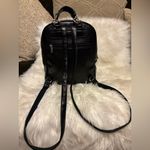💛💚DAVID JONES PARIS Black Leather 🎒 BACKPACK.💛💚 Black Photo 6