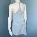 Obey  sunwashed  faded Chambray Romper size small Photo 5