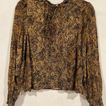 ZARA  snake Print Blouse  Photo 0