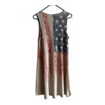 Vocal  USA flag print patriotic dress Size Medium Photo 2