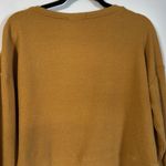 Sanctuary Mustard Yellow Long Sleeve Highline Waffle Knit Top Size M Photo 10