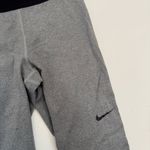 Nike Womens Pro Warm Training Tights Grey Dark Black 803102-063 Size Medium Photo 3