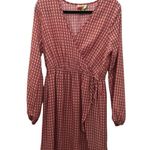 Modcloth  fervour print faux wrap dress M Photo 0