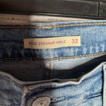 Levi's Levi’s Ribcage Straight Ankle Jeans Light Wash High Rise Button Fly 32 Photo 3