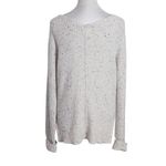 If It Were Me  Waffle Knit Oatmeal Sweater with Speckled Fabric Size XS Photo 1