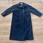 Bradley Michael Vintage  Women's Wool Cashmere Blue Winter Long Coat Size 12 Photo 0