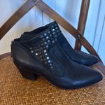 1. State  black leather grommet black bootie 6 Photo 7