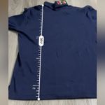 Mickey & Co Disney Mickey Mouse Embroidered Turtleneck Long Sleeve Shirt Sz‎ L Blue Size L Photo 6