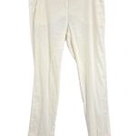 Caractère Tailor Made Trouser Women’s White Linen Blend Dress Pants Size US 4 Photo 0