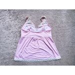 Marilyn Monroe Y2k Babydoll Slip Camisole Sleep Tank Top Medium Coquette Pink Photo 2