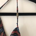 Free People Stevie Cowl Neck Flowy Striped Tank Top Photo 5