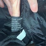 Vintage Lucky Leather Co large grunge jacket Structured moto animal print black Photo 7