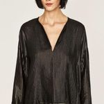 ZARA Shiny Patchwork Tunic Size Large Photo 3