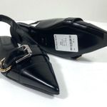 Givenchy Voyou Pointed Toe Slingback Ballet Flat Black 39.5 NEW Photo 8