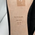 Vince NWOB  Black Leather Cayslip Flat Mules size 11M women slip on Photo 6