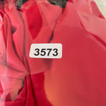 Victoria's Secret Red Black Lace Satin Babydoll Chemise Lingerie L Underwire Photo 6