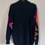 The Limited Vintage 90’s Rhinestone beaded ClownCore art to wear pull over sweater size M/L Photo 8
