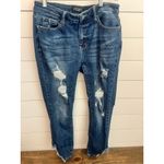 Judy Blue Women's Size 13 Skinny Distressed Medium Wash Photo 2