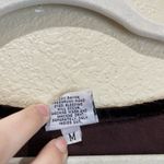CP Shades  Chocolate Brown Crushed Velvet Cardigan Lagenlook Size Medium Photo 4