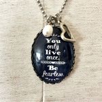 “You only live once “ charm pendant necklace Photo 4