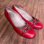 Mephisto Vintage Red‎ Horsebit Low Pumps Heeled Shoes 9 Red Photo 1