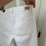 Paige  Skyline Ankle Peg Optic White Straight Leg Jeans Size 31 Photo 2