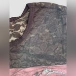 Vocal Voice Of California Lace Contrast Beaded Tunic Sz 1XL 3/4 Sleeves Gray NWT Photo 6