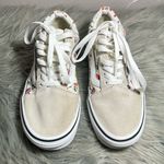 Vans Old Skool Poppy Floral Cream Skate Canvas Sneakers Size 6W / 4.5Men Photo 4