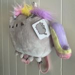 Rare HTF NEW Gund Pusheen The Cat Unicorn Pusheenicorn Backpack Bag Gray Photo 1