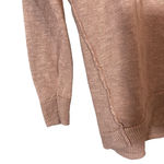 Madewell  Rose Pink Linen Cotton Blend Knit Sweater Women Sz XXS Photo 1