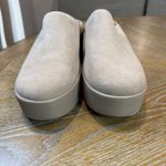 FitFlop  NEW Platform Suede Heeled Mules Taupe Size 10 Photo 2