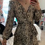 DO+BE  snake skin long sleeve dress Photo 0