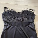 Babydoll Dress XL Open Back Flowy Y2K Indie Aesthetic Black Photo 3