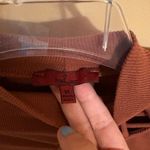 Buckle Red by BKE  burnt orange cutout turtleneck long sleeve Photo 1