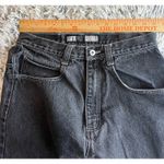 Vintage Y2k Wide Leg Baggy Jeans Raw Gray Embroidered Hip Hop‎ Size 30x32 Photo 7