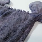 Aritzia  Wilfred Tempest Mini Dress Smocked Long Sleeve Dress Photo 2