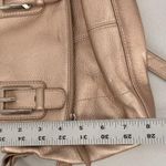 B Makowsky B. Makowsky Metallic Rose Gold Leather Crossbody Purse Photo 13