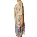 Simply Basic Vintage 80s Grannycore Cottagecore Floral Snap Button MuuMuu Dress Size L Photo 3