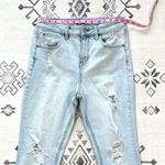 BDG Kick Flare High Rise Cropped Jeans in Light Distressed Wash Size 29 Photo 4
