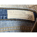 Rag and Bone  Boyfriend Jeans Distressed Mid Rise Size 28 Buckley Ripped Slim Fit Photo 3