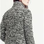 J.Crew Lodge Coat in Black and White Speckled Boucle Size 10 Jacket Photo 2