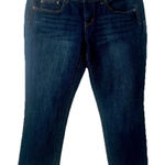 SO  Women's‎ Denim Jeans Size 11 Blue Ankle Dark Wash Cotton Blend Stretch Photo 0