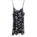Hot Topic Black & White Floral Skull Slip Dress Photo 4