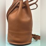Coach Vintage  Tan Leather Bucket Backpack #9984 Photo 1