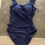 Calvin Klein Women's Starburst Pleat Full Coverage One Piece Swimsuit Photo 4