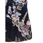 White House | Black Market  WHBM Black Floral Dress Tank Top Size XXS Photo 4